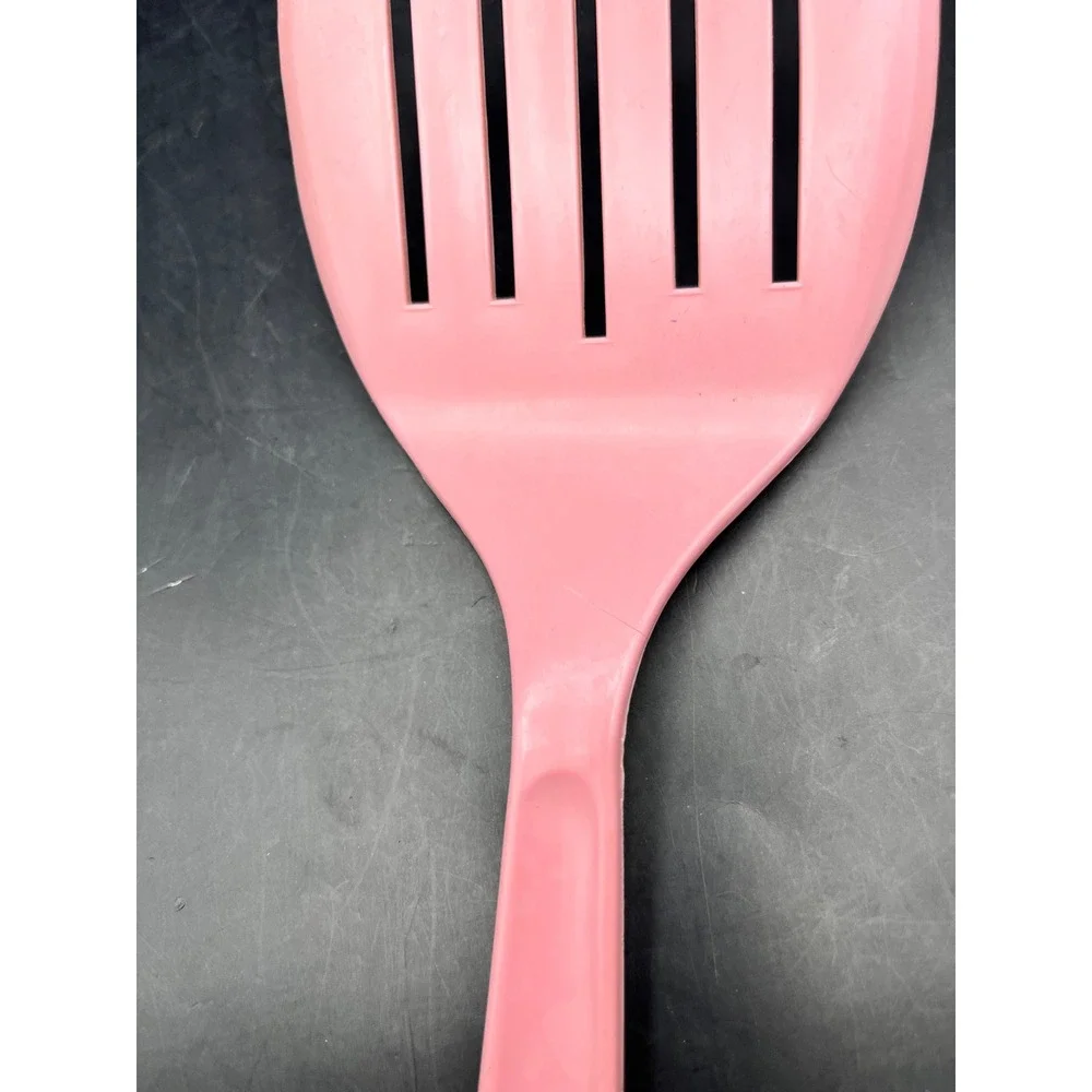 Vtg King Kraft Pink Slotted Spatula Northern‎ Plastics USA Retro Kitchen As Is